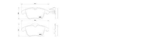 Колодки ручного (стоячого) тормоза aplus 71250AAP