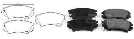 Передние тормозные колодки aplus 71253BAAP