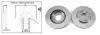 Передний тормозной диск APlus 61586AP