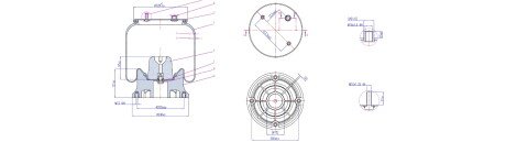 Пневморесора 4154NP05 (в зборі пласт.стакан) aplus 91466AP