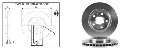 Гальмівний диск aplus 61323AP