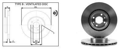 Гальмівний диск aplus 61396AP