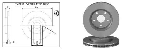 Гальмівний диск aplus 61718AP