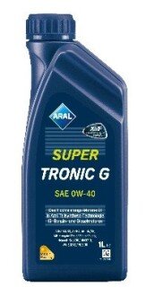 Масло двигателя, Super Tronic G 0W-40 1L aral 15A8AE