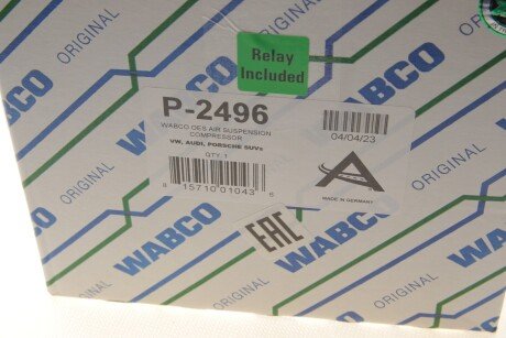 Пневмокомпресор підвіски arnott P2496