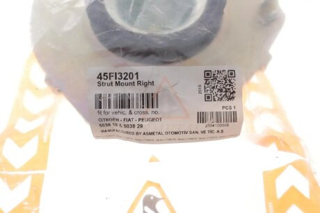 Комплект опори амортизаційної стійки as Metal 45FI3201