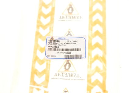 Комплект пильників та відбійників амортизатора as Metal 45FI4520