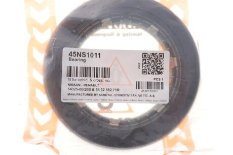 Кульковий підшипник опори амортизаційної стійки as Metal 45NS1011