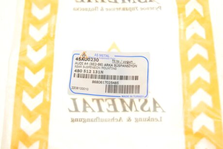 Отбойник заднего амортизатора as Metal 45AU0230