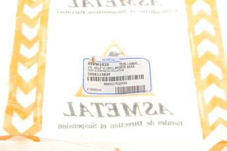 Відбійник заднього амортизатора as Metal 45VW1635