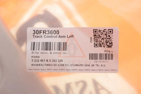 Важіль передньої підвіски as Metal 30FR3600