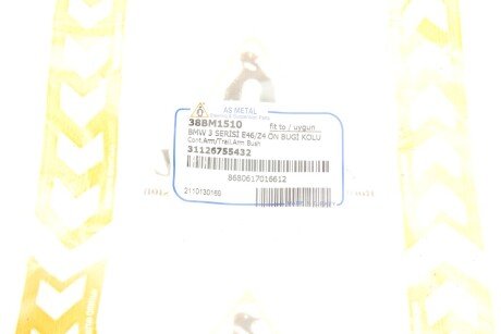 Сайлентблок переднего рычага as Metal 38BM1510