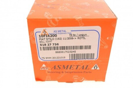 Шаровая опора as Metal 10FI4200