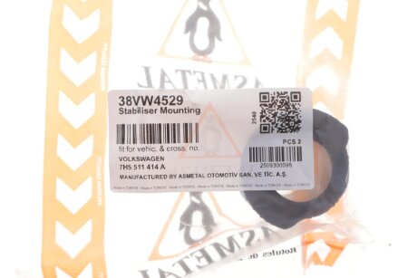 Втулка переднього стабілізатора as Metal 38VW4529
