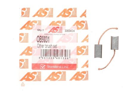 Щетки генератора as (польша) OB9031