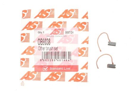 Щітки генератора as (польша) OB9038