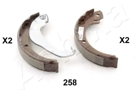 Колодки ручного (стоячого) гальма ashika 5502258