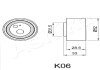 Ролик проміжний паска ГРМ Kia Carens, Clarus// Mazda 323 V, VI, Mx-5 I, II 1.5/1.6/1.8 92- ashika 45-0K-006