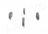 Задні тормозні (гальмівні) колодки ashika 51-00-00007