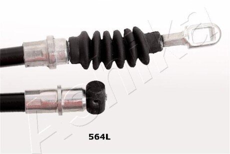 Трос ручного гальма зад. лівий Mitsubishi Carisma/Lancer 95- ashika 13105564L