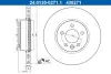 Диск гальмівний передн лів/прав MAN TGE VW CRAFTER, GRAND CALIFORNIA CAMPER 2.0D 09.16- ATE 24013002711