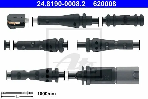 Датчик зносу,гальм.колодки ATE 24.8190-0008.2