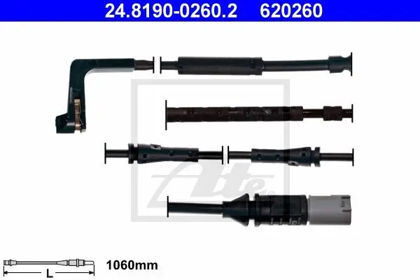 Датчик зносу,гальм.колодки ATE 24.8190-0260.2