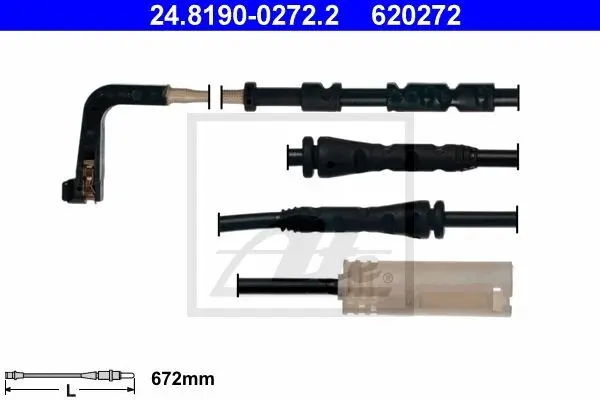 Датчик зносу,гальм.колодки ATE 24819002722