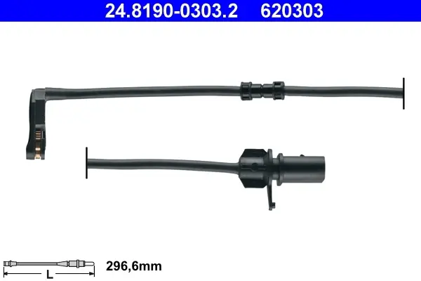 Датчик зносу,гальм.колодки ATE 24.8190-0303.2