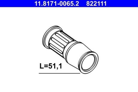 Демпферуюча втулка ate 11817100652