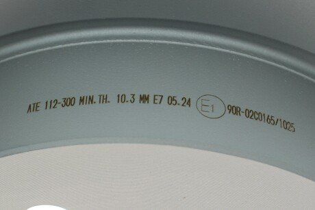 Гальмівний диск ate 24011203001