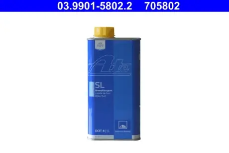 Тормозная жидкость SL DOT 4 1 L ATE 03.9901-5802.2