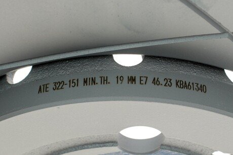 Тормозной диск ate 24032201511