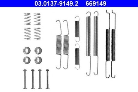 Тормозные колодки ate 03013791492 на Фольксваген Кадди 2