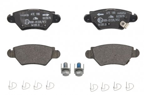 Задние тормозные колодки ate 13046039762 на Опель Астра g