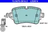 Тормозні (гальмівні) колодки ATE 13047026142 (фото 1)