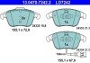 Тормозні (гальмівні) колодки ate 13.0470-7242.2