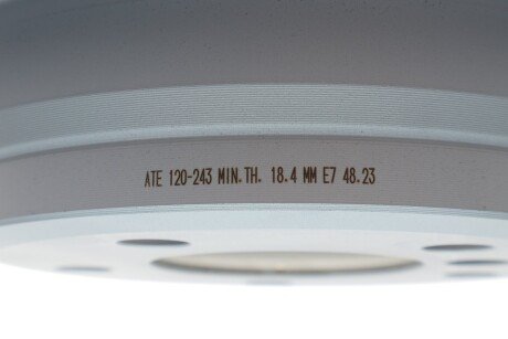 Вентилируемый тормозной диск ate 24012002431