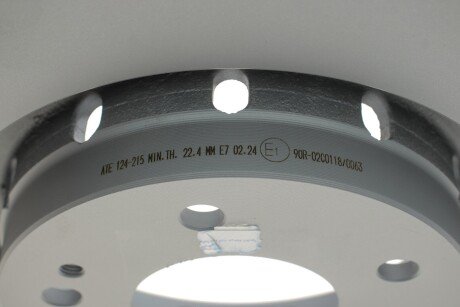 Вентилируемый тормозной диск ate 24012402151