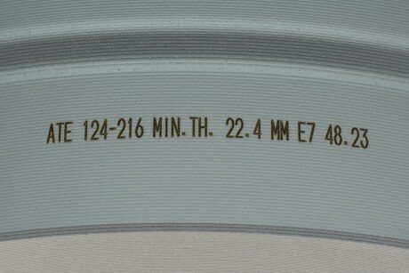 Вентильований гальмівний диск ate 24012402161