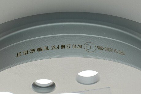 Вентильований гальмівний диск ate 24012402591