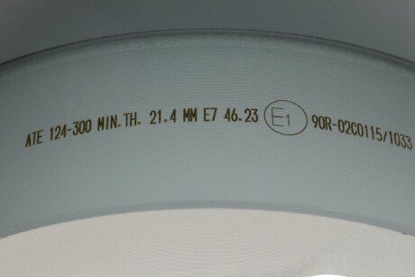 Вентильований гальмівний диск ate 24012403001