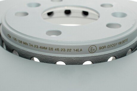 Вентилируемый тормозной диск ate 24012601581