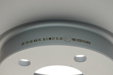 Вентилируемый тормозной диск ate 24012802861