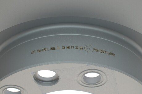 Вентилируемый тормозной диск ate 24013601231