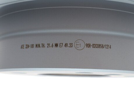 Вентильований гальмівний диск ate 24032401811