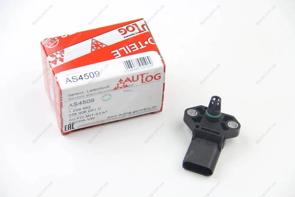 Датчик давления наддува 2.5TDI Crafter 06-/T5 03- Autlog AS4509 (фото 1)