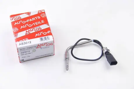 Датчик температуры ОГ AUDI A4/A6/ Q7/VW TOUAREG 2.7D/3.0D 03- (после катализатора) autlog AS3012