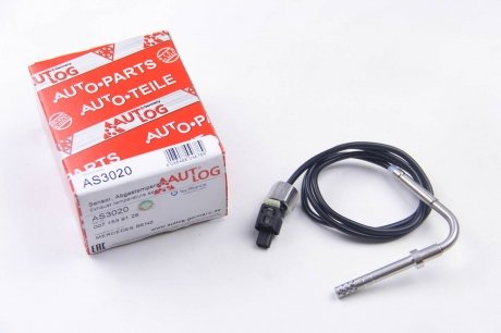 Датчик температуры ОГ MB A,B,E (W169/W245/W212) 2.0D/3.0D 04- (после катализатора) autlog AS3020