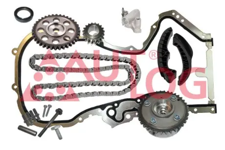 Комплект цепи ГРМ VAG 1.4TSI (+VVT) 07- (цепь+натяжители Borg Warner) Autlog KT1004